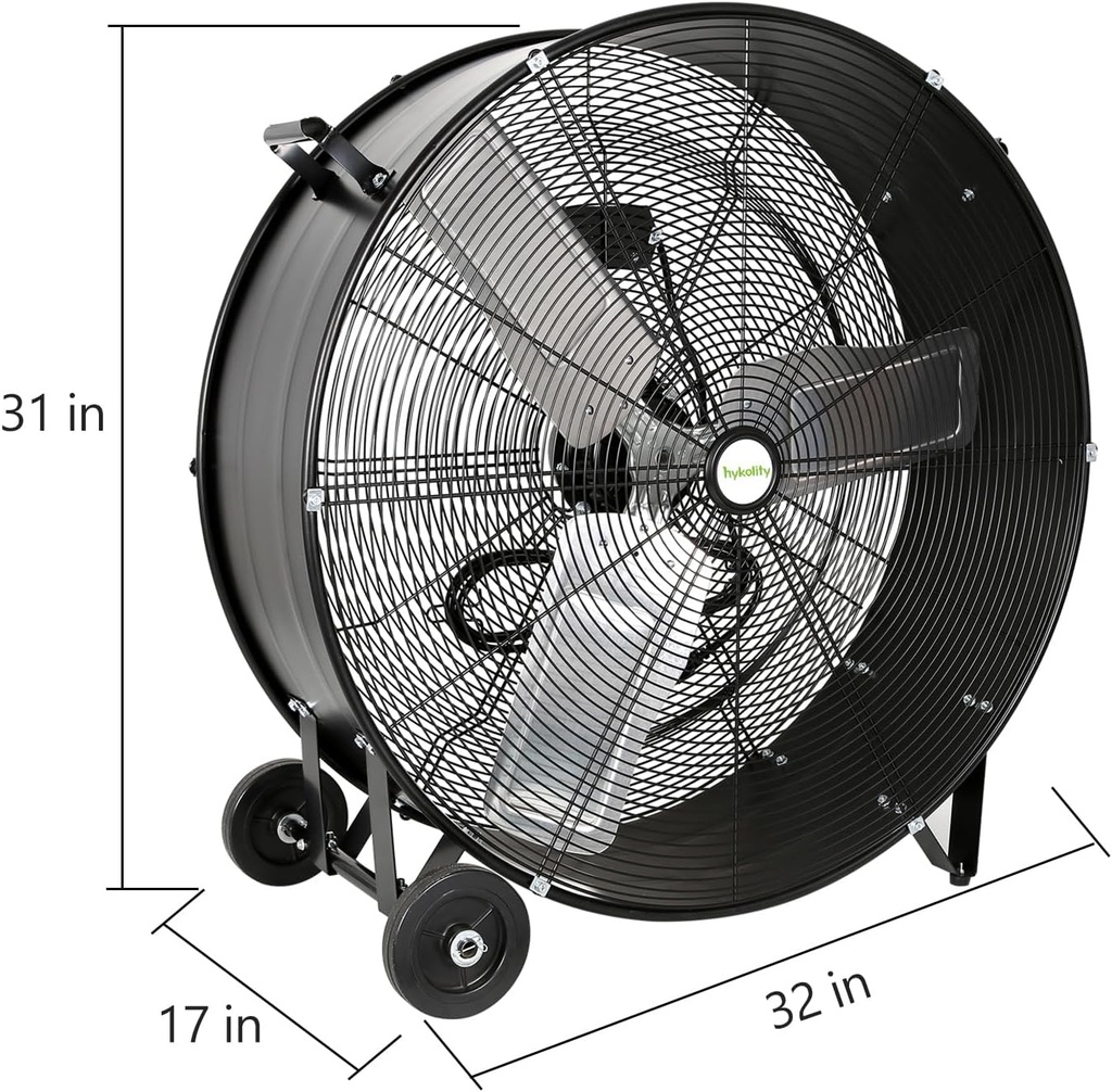 Ventilador de tambor de alta velocidad de 30 pulgadas