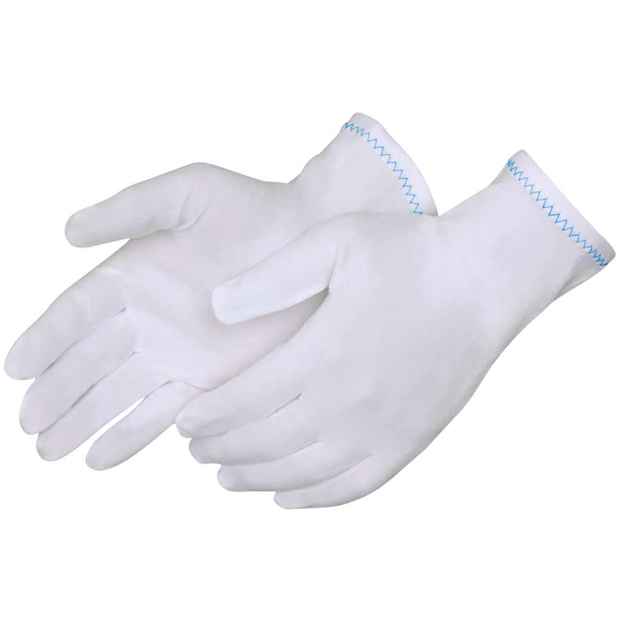 GUANTE BLANCO DE NYLON ESTIRABLE (Docena)