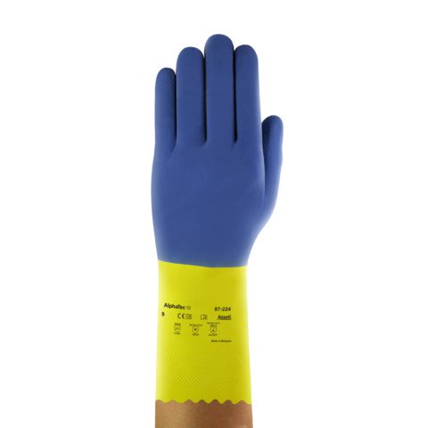 [QA-AN8722410MX] ALPHATEC® 87-224 GUANTES DE NEOPRENO CON LATEX NUM 10