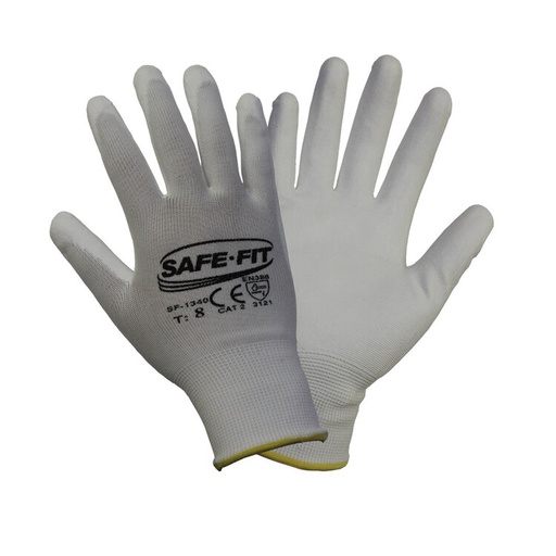[QA-SF-1340 M] SAFE-FIT GUANTE NYLON ANTIESTATICO RECUBRIMIENTO DE 
POLIURETANO M (PAR)
