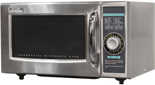 [QA-R-21LCFS] Microondas industrial marca SHARP modelo R-21LCFS, alta resistencia con temporizador de dial. 