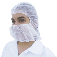 [QA-NH-PP-WH] Cofia ninja 100% polypropileno caja/1000 piezas
