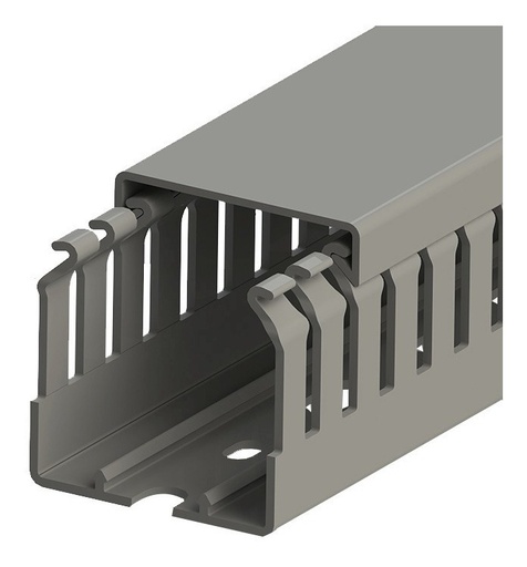 [QA-CAN2X4] CANALETA RANURADA 3 X 5CM, CON  TAPA