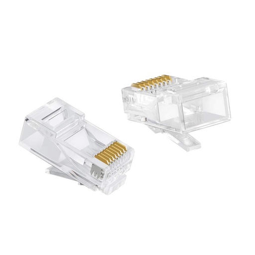 [QA-RJ45] Conector RJ45 (Paquete 100 piezas)