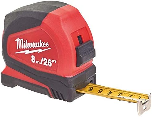 [QA-48-22-6626] Milwaukee Cinta métrica Pro Compact de 26ft