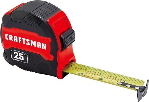 [QA-CMHT37443S] Cinta métrica de 25 pies marca CRAFTSMAN