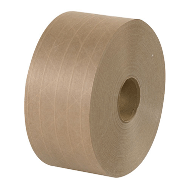 [QA-TKRA-450] TAPE KRAFT REFORZADO ACTIVADO CON AGUA, 3" X 450 FT, CAJA C/10 ROLLOS