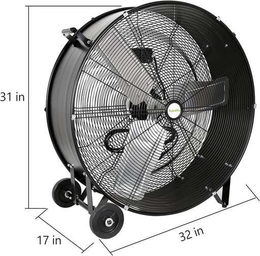 [QA-VENT30TAM] Ventilador de tambor de alta velocidad de 30 pulgadas