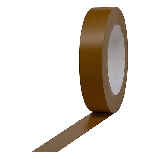 [QA-CINT1A] CINTA DE VINIL CAFÉ 1" X 33MTS